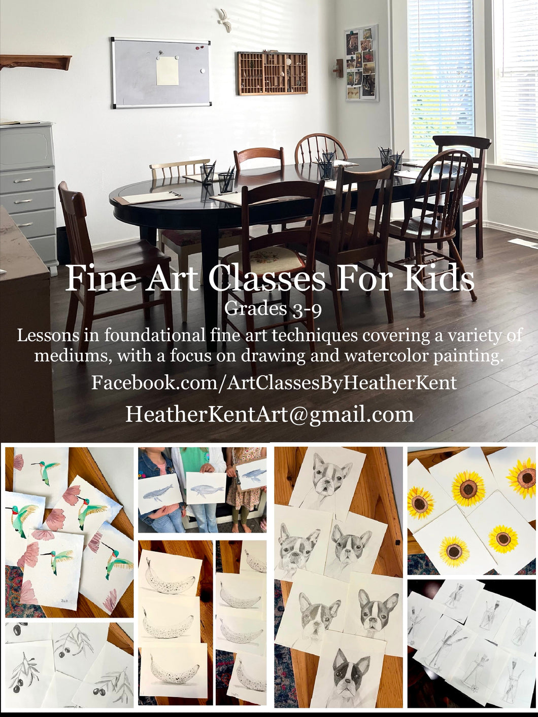 Wednesday, July 17th (10am-12pm) Art Class Workshop - Watercolor