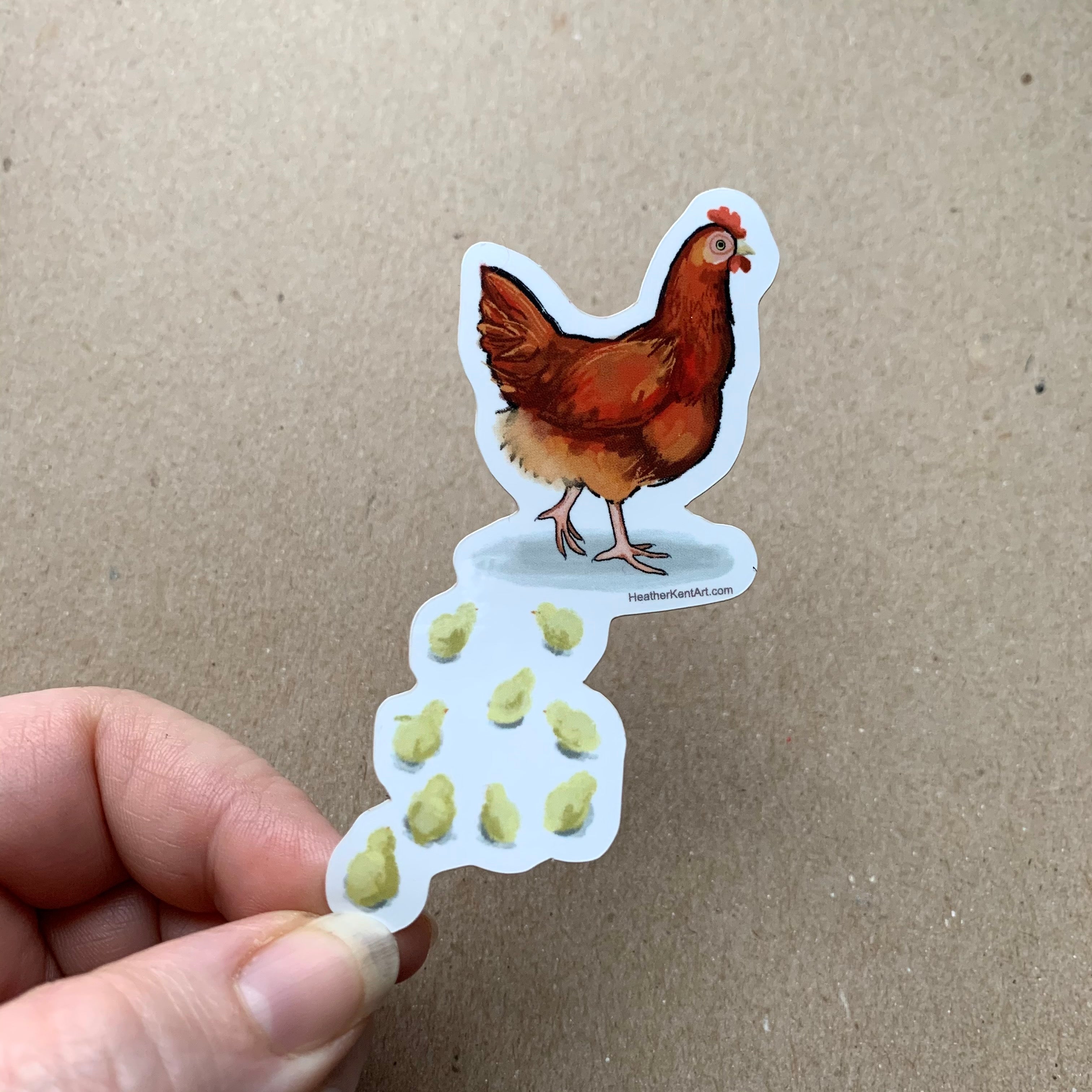 Chicken Mama Decal - Vinyl Decal - Chicken Decal - Car Decal - Coffee Mug  Sticker - Vinyl Sticker